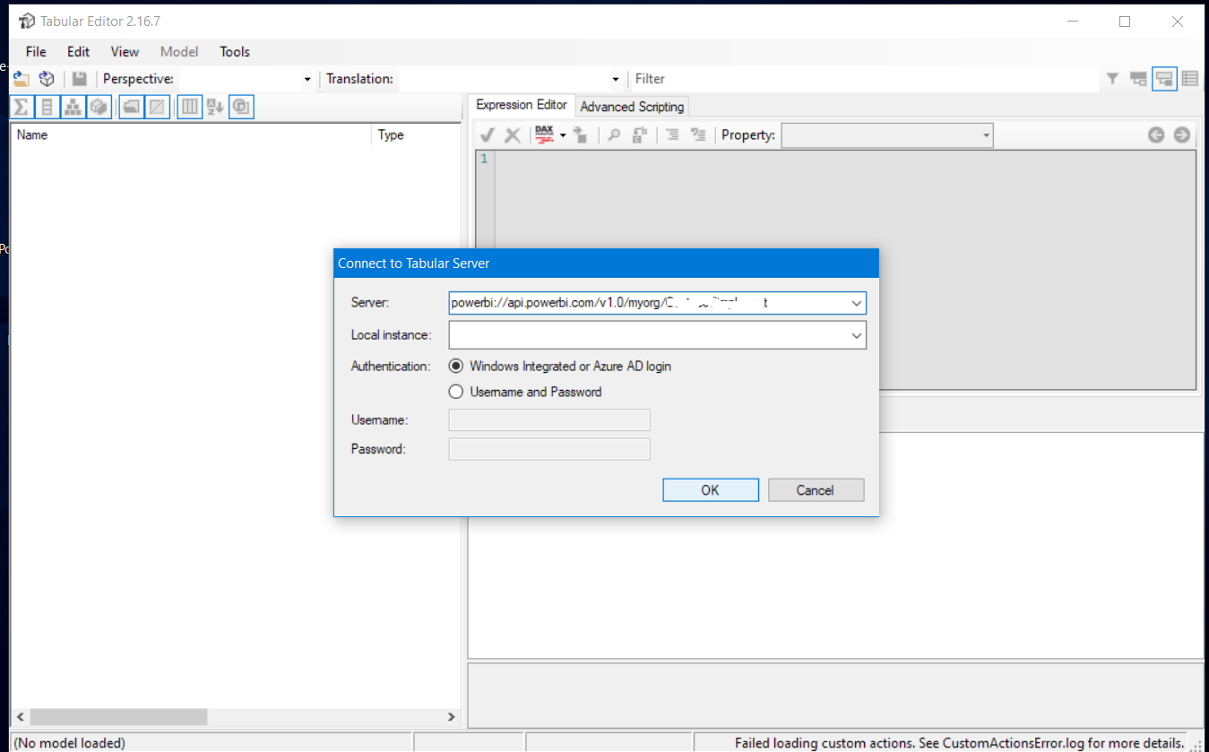 Can't connect to a PPU workspace · Issue #1013 · TabularEditor ...