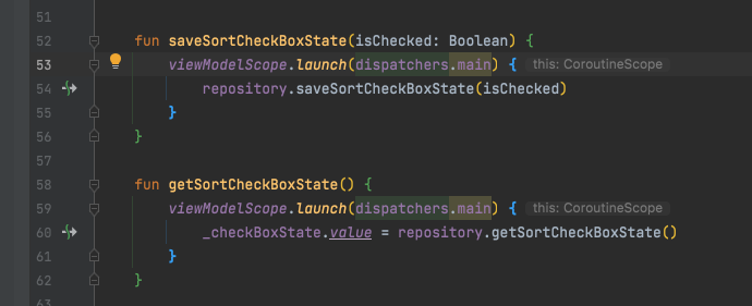 Clean up code with Dispatchers · Issue #68 · avidraghav/MyNotes · GitHub