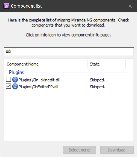 plugin downloader · Issue #2241 · miranda-ng/miranda-ng · GitHub