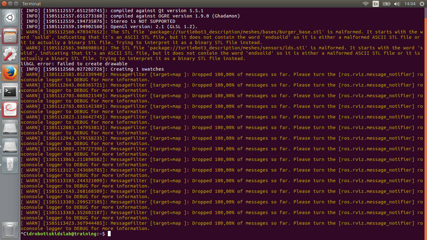 Laser_scan and Robot_model error in RViz SLAM · Issue #79 · ROBOTIS-GIT ...