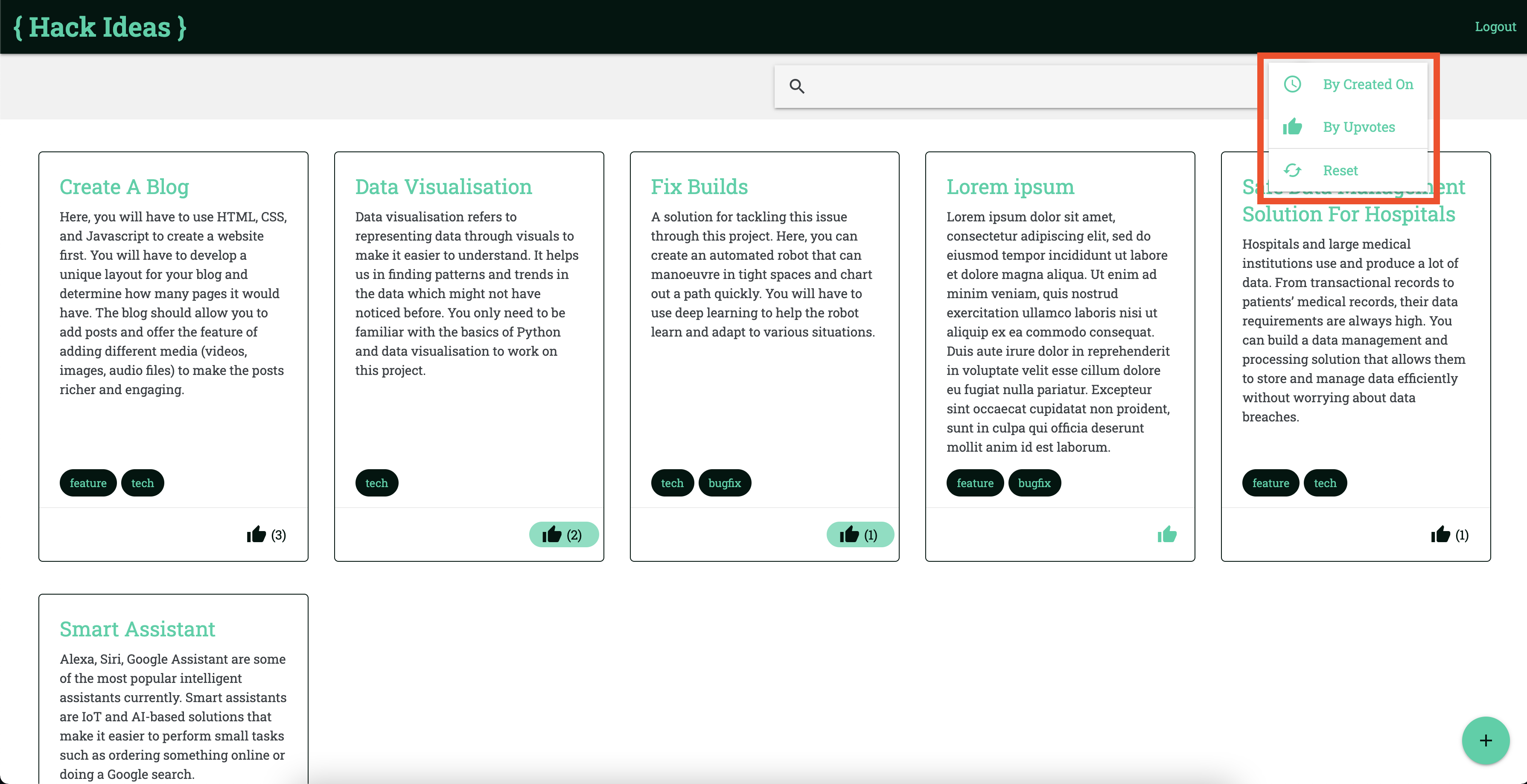 GitHub - sagares/hack-ideas
