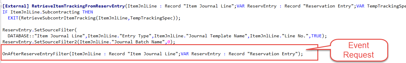 Event Request for code unit 6500-Item Tracking Management · Issue #1700 ...