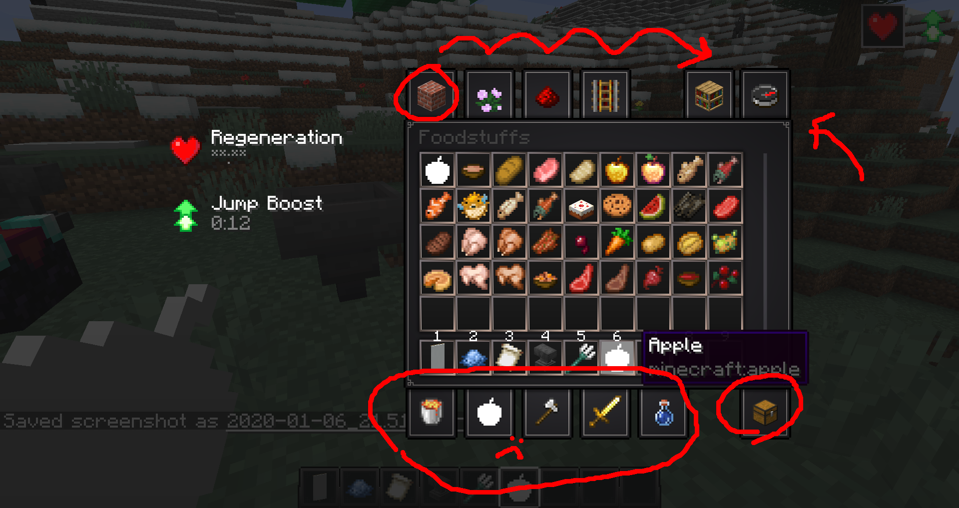 Ability to change the items displayed in the creative inventory tabs ...