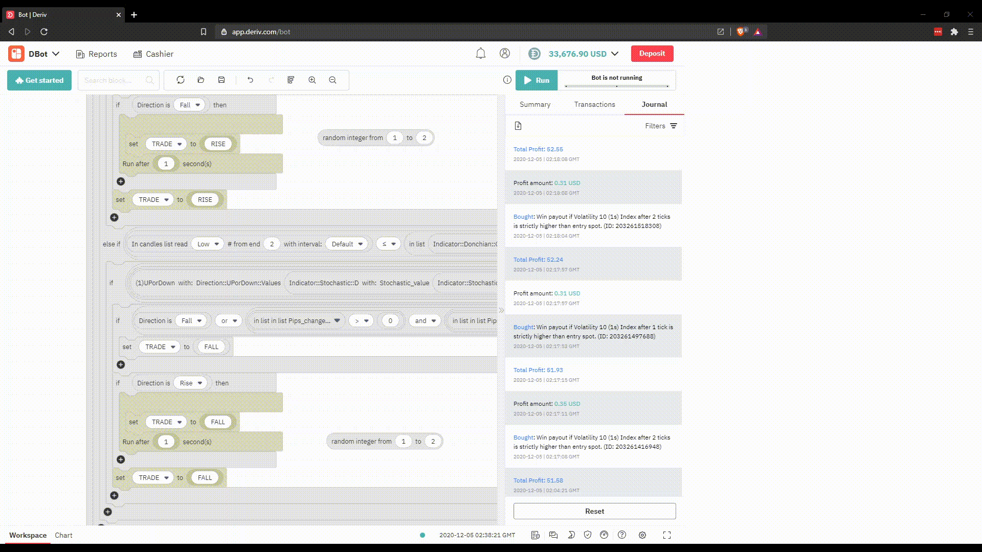 Deriv.bot Bug | please fix problem on "Delayed run" block. · Issue ...