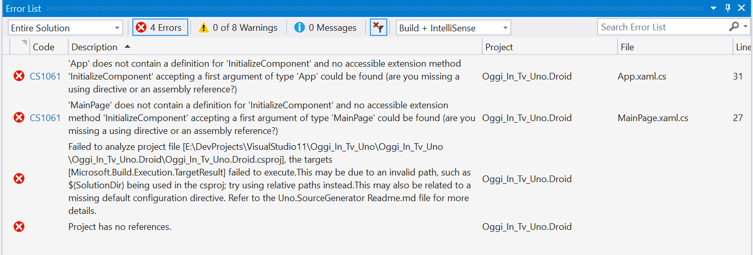 application from the solution template failed to compile · Issue #17 ...