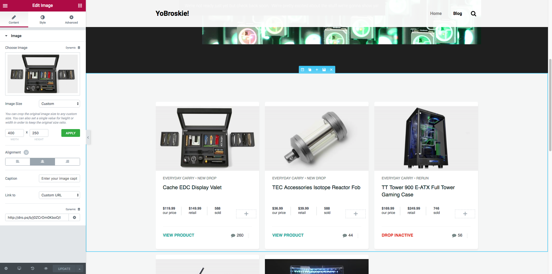 Custom Image Size Only Works in Editor, Not Public Page · Issue 4679