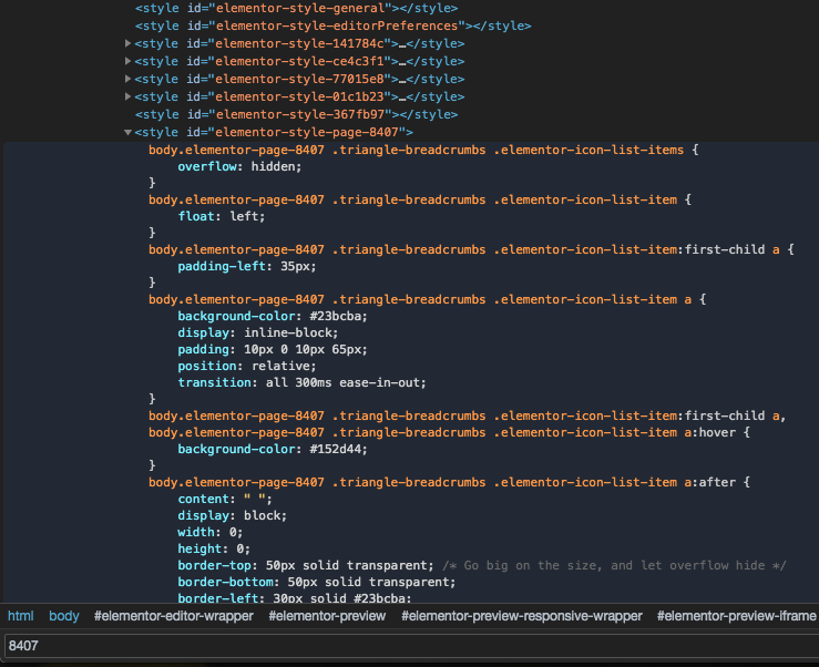 Page Custom CSS does not render in editor preview until css is modified ...