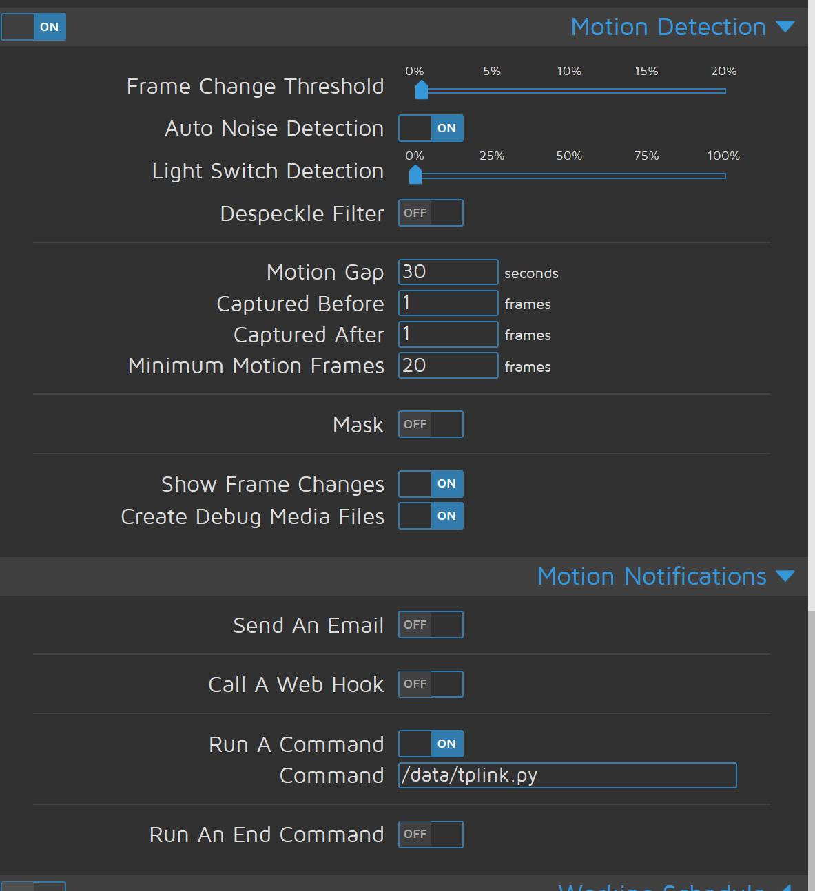 post api call on motion detection · Issue 1129 · motioneyeproject