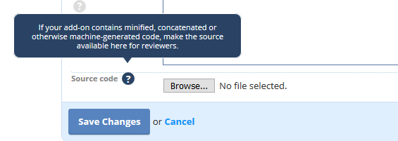 Ask add-on source code when responding yes to obfuscated code · Issue ...