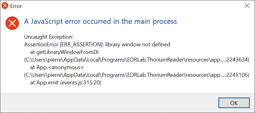 JavaScript Error while trying to open EPUB from another application ...