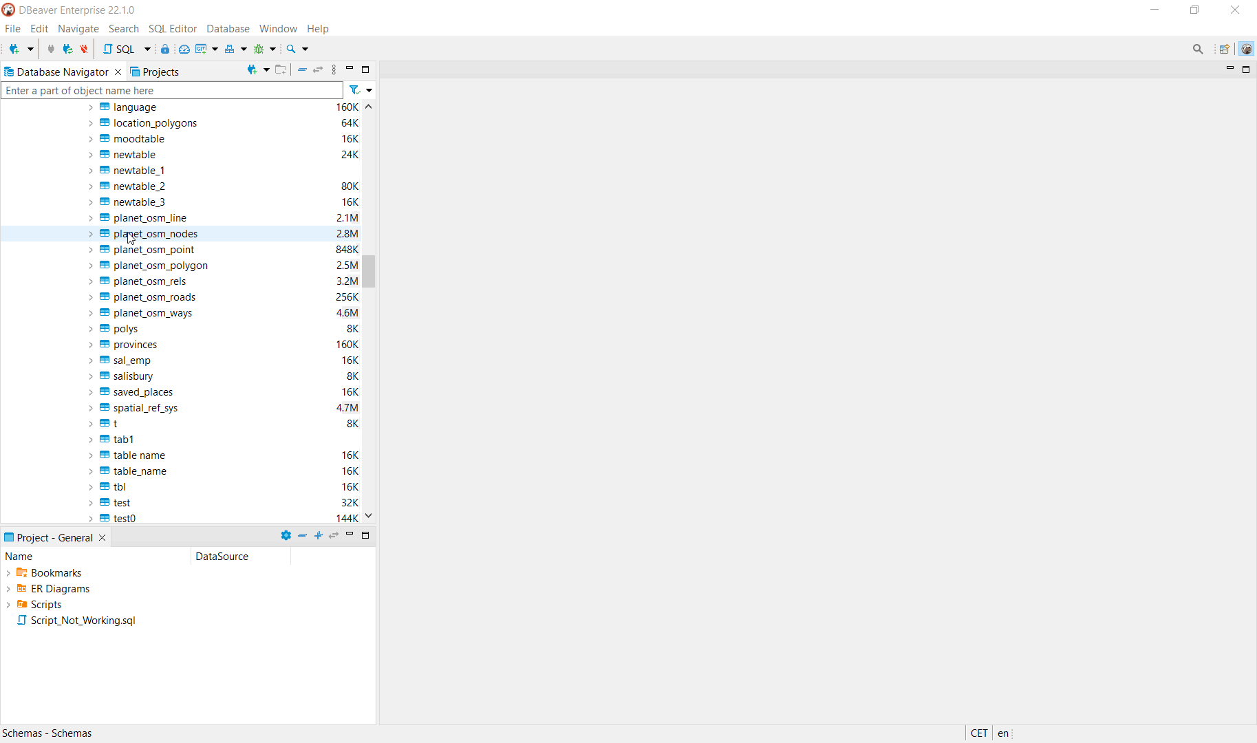 Can't switch to spatial view or open Value panel with spatial view ...