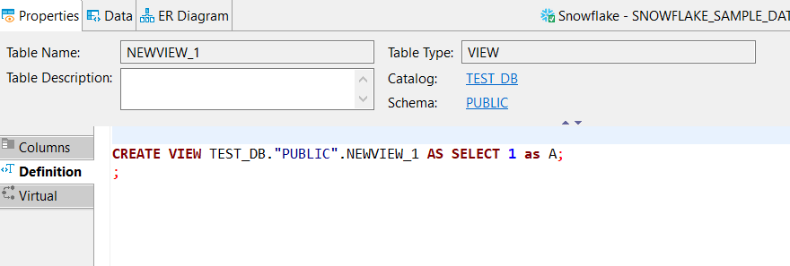 Snowflake: View issues · Issue #7688 · dbeaver/dbeaver · GitHub
