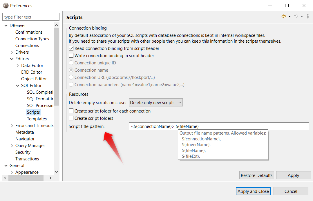 SQL Editor Tabs: Make Label the File Name · Issue #9708 · dbeaver ...