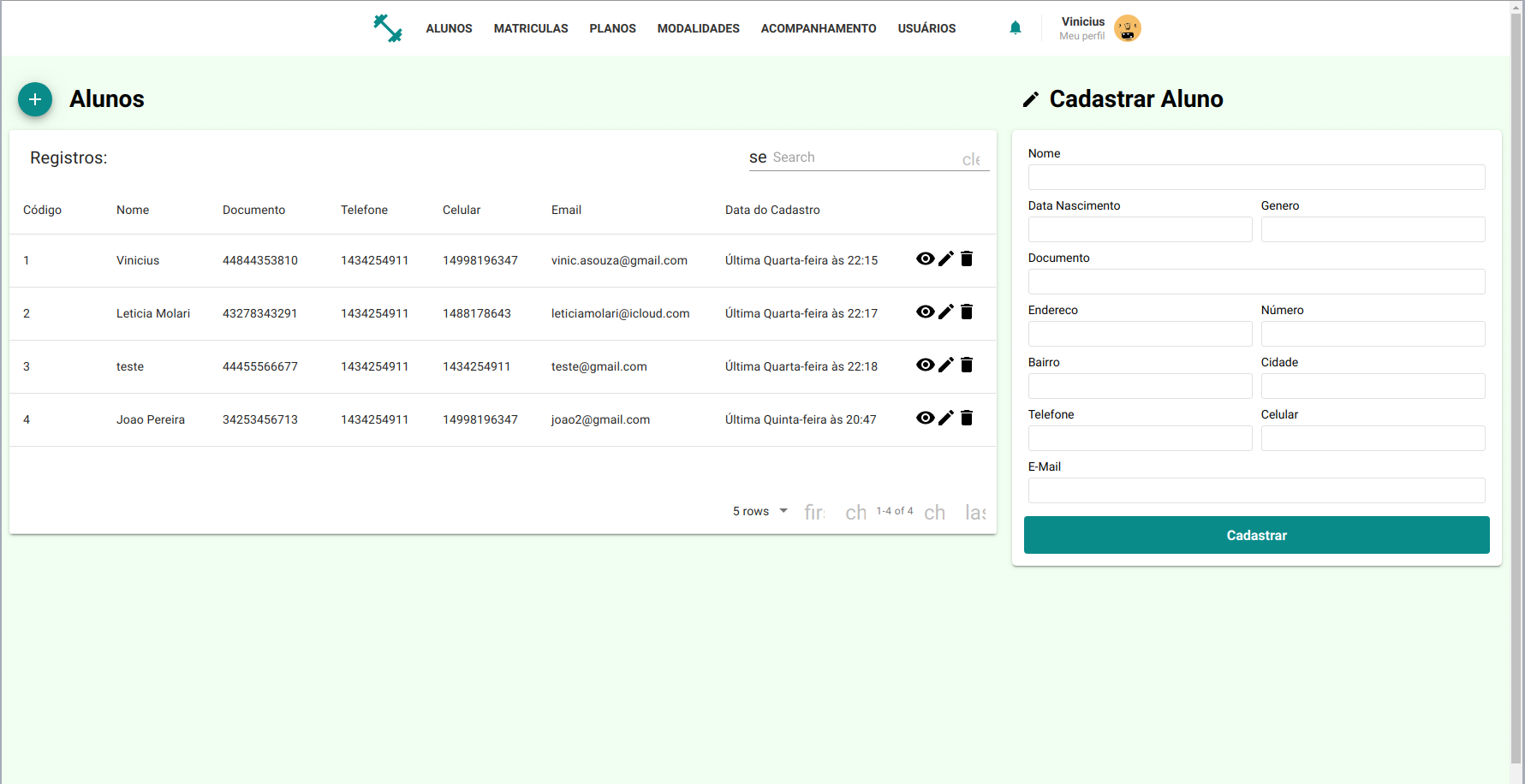 GitHub - vinic-asouza/gymlab: Gym Manager