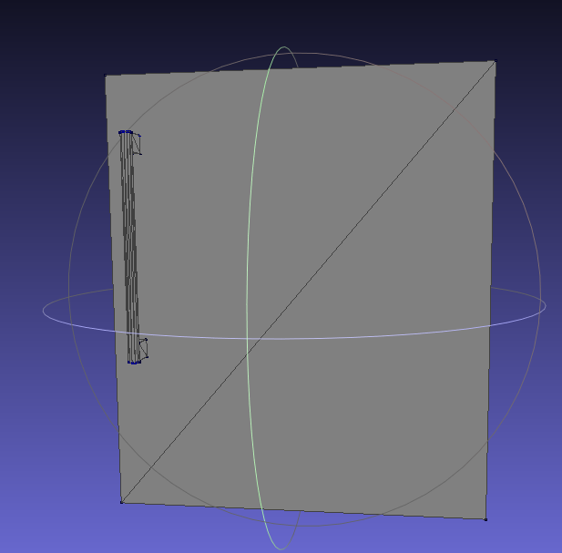 create_from_triangle_mesh only judge the intersection with the triangle ...