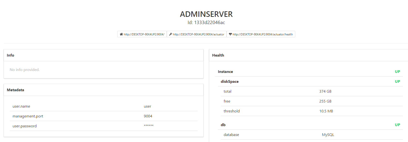 No Info Provided Problem · Issue #1326 · codecentric/spring-boot-admin ...