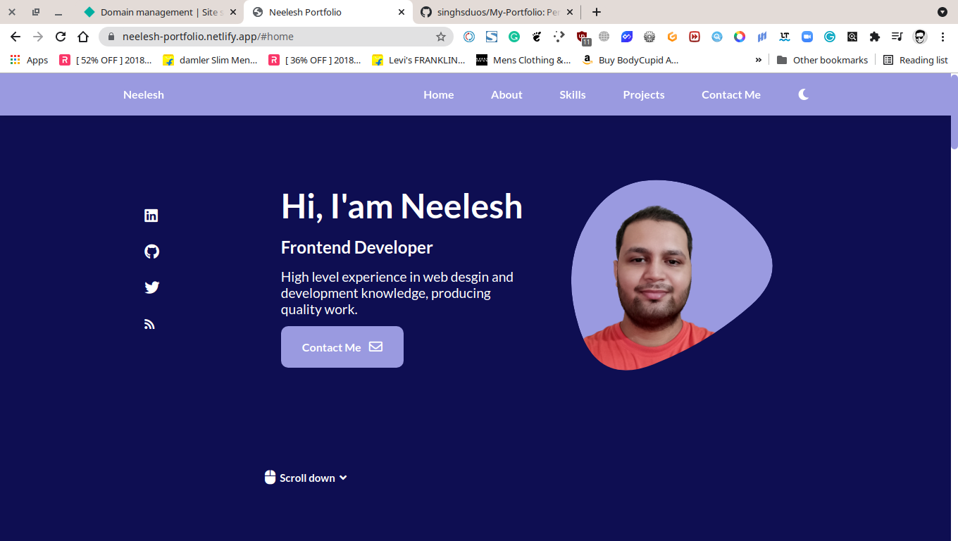 GitHub - Gagarod/My-Portfolio: Personal Portfolio Website made in ...