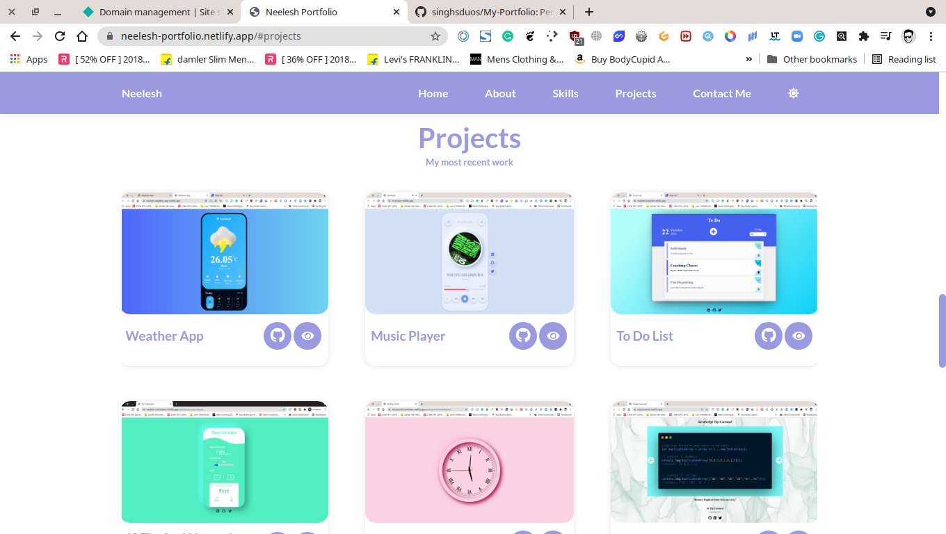 GitHub - Gagarod/My-Portfolio: Personal Portfolio Website made in ...