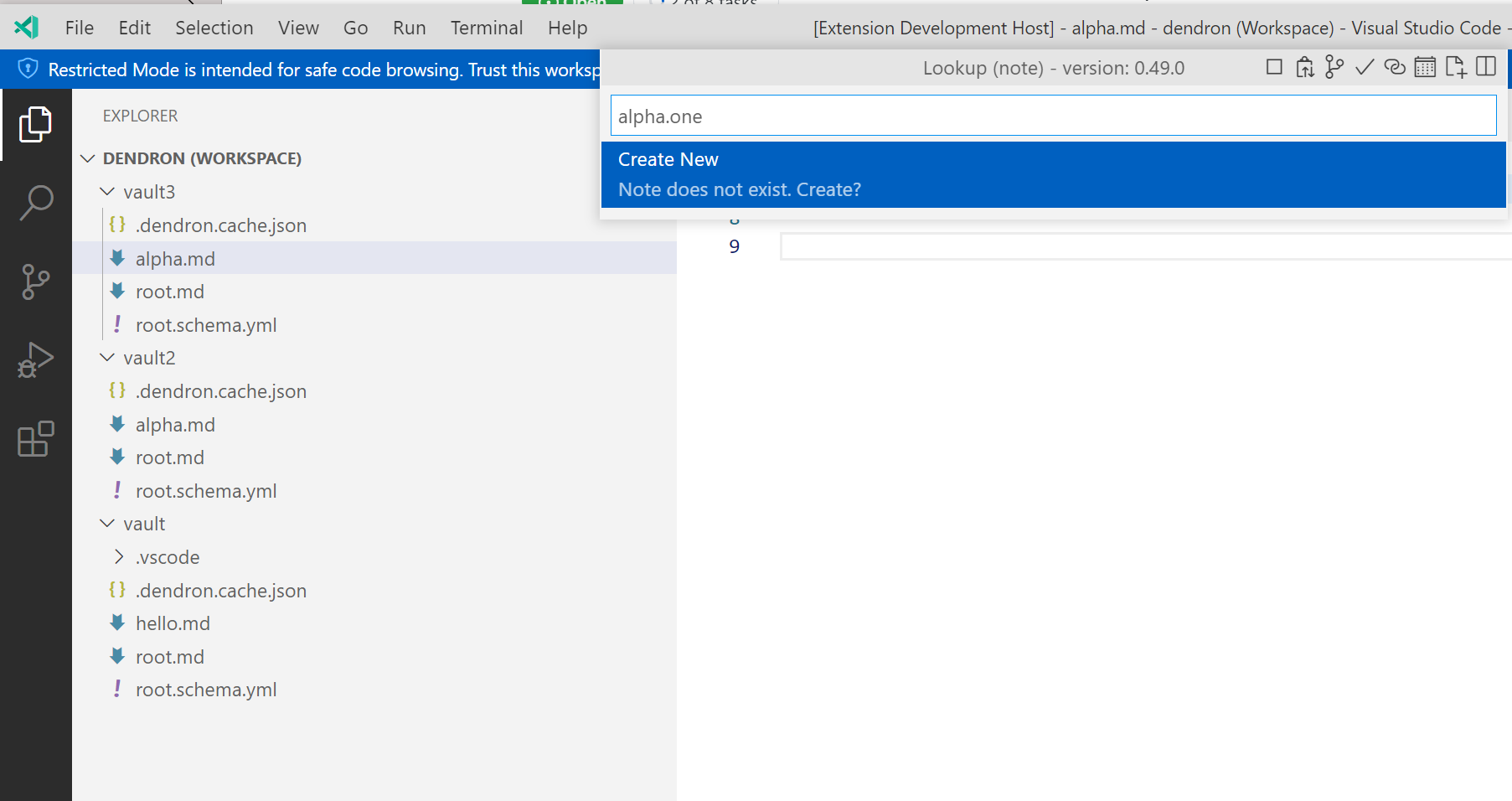 MultiVault Default certain hierarchies to a specific vault · Issue 649 · dendronhq/dendron