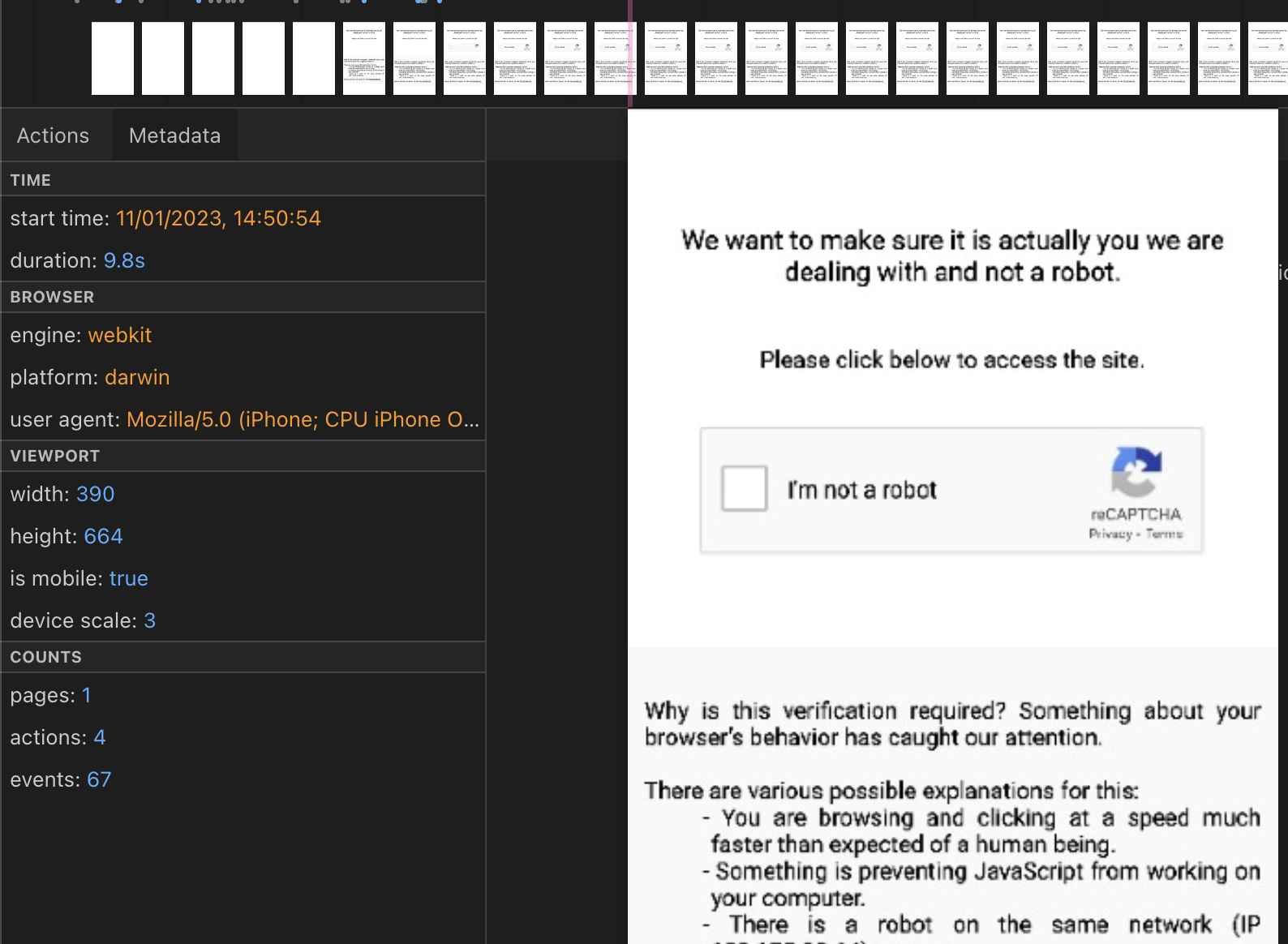 [BUG] UserAgent is not passed in mobile viewPort · Issue #20035 ...