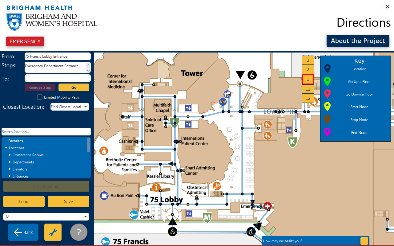 GitHub - T-Goon/Brigham-and-Womans-Path-Finding-App: A path finding and ...