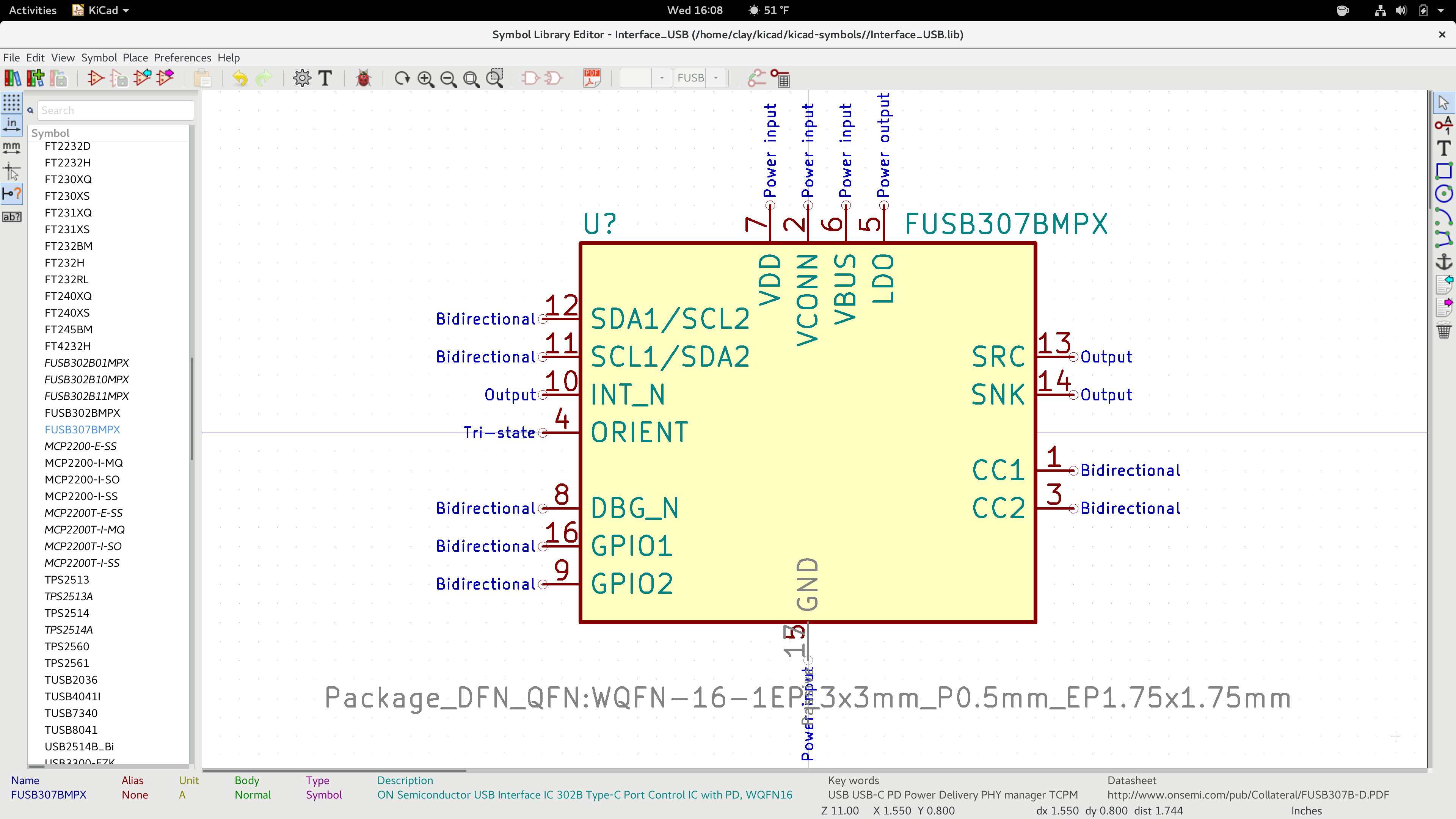 Stack pins of FUSB302B, add FUSB307B by Ratfink · Pull Request #359