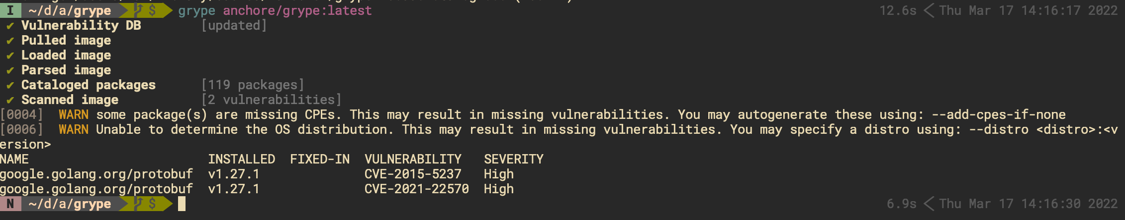Grype reports some critical Vault CVE on itself · Issue #676 · anchore ...