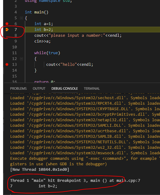 [C++ extension]The number of Breakpoint should be successive · Issue ...