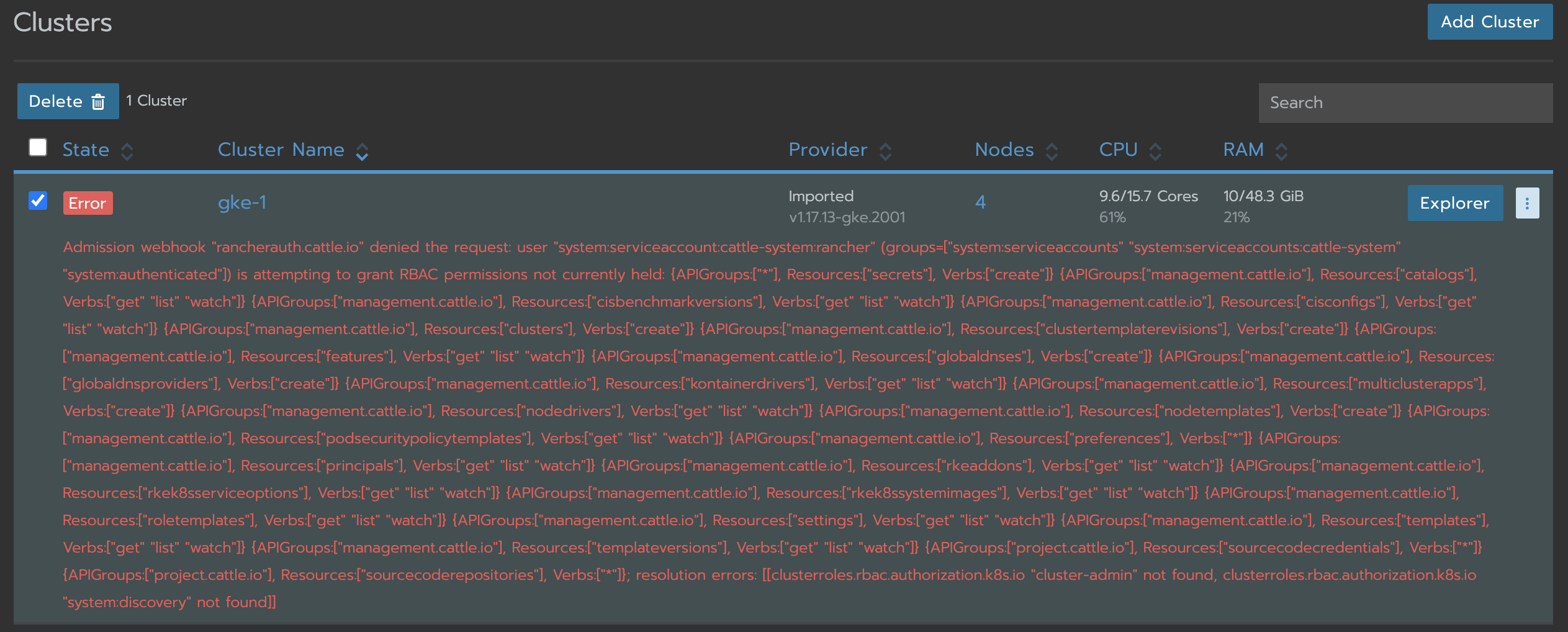Rancher Import Problem · Issue #30214 · rancher/rancher · GitHub