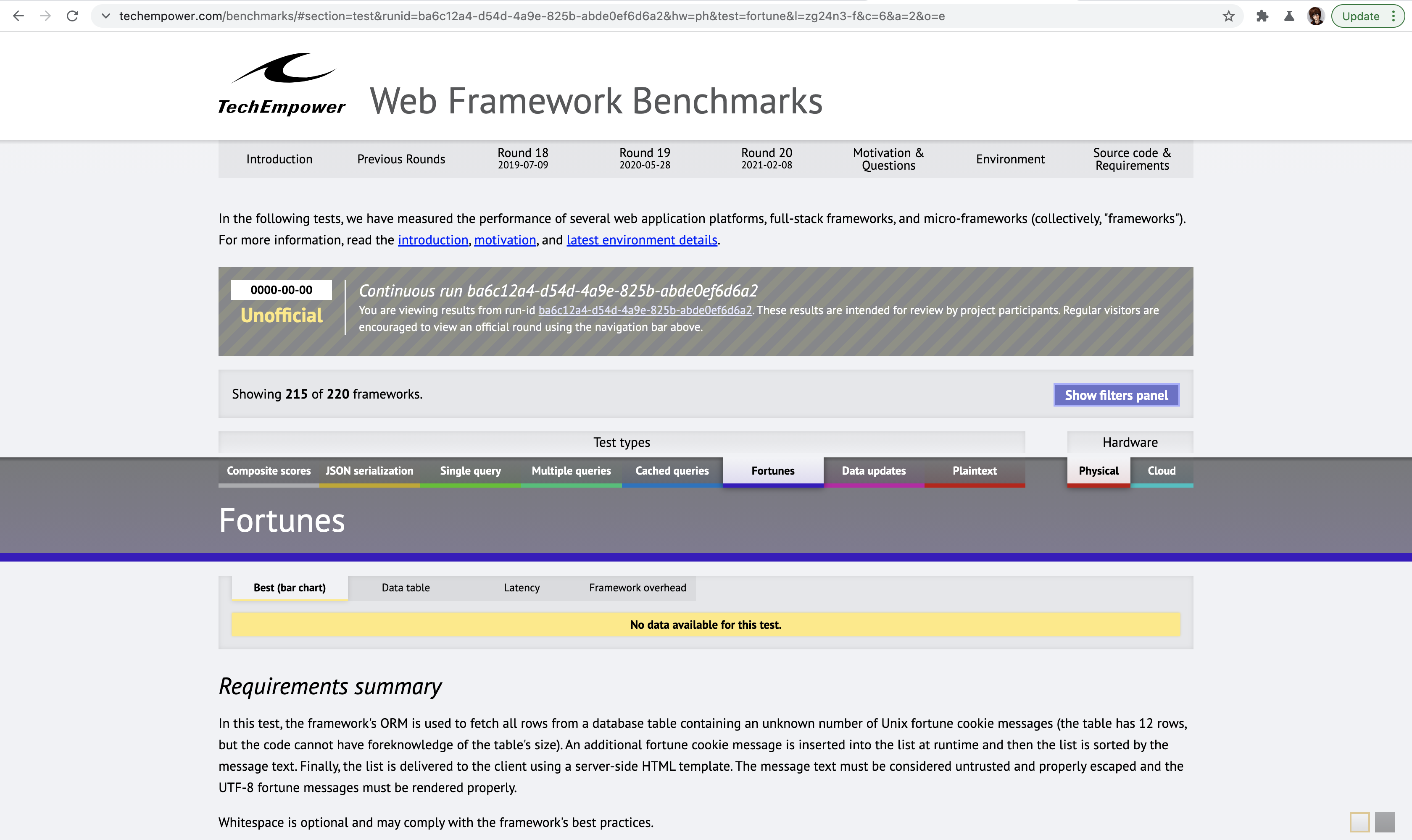 The benchmark link doesn't work. · Issue #437 · spiral/framework · GitHub