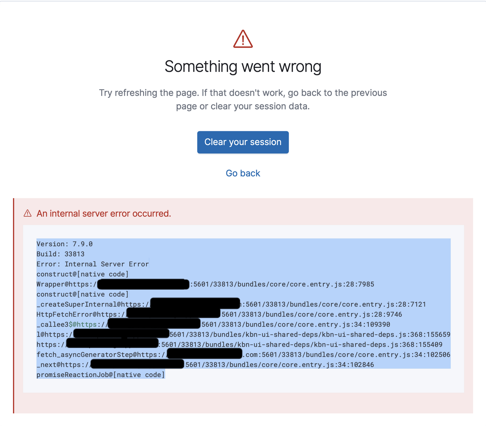 Error during setup of Capabilities switcher server setup stage · Issue ...