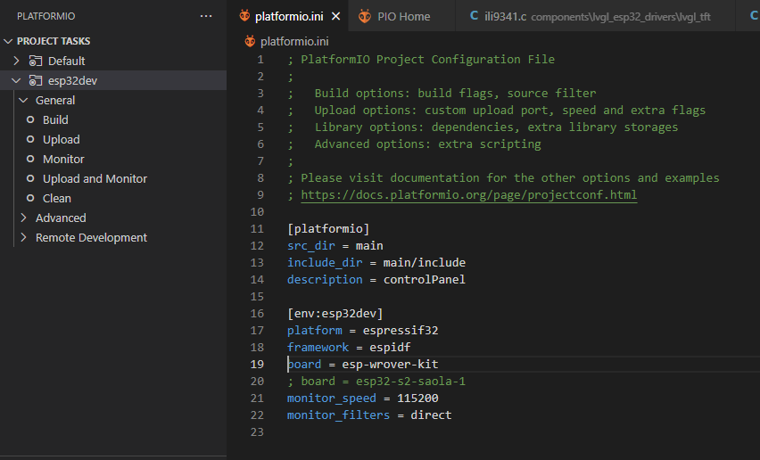 After the update, the menu Platform item in the project tasks was lost ...