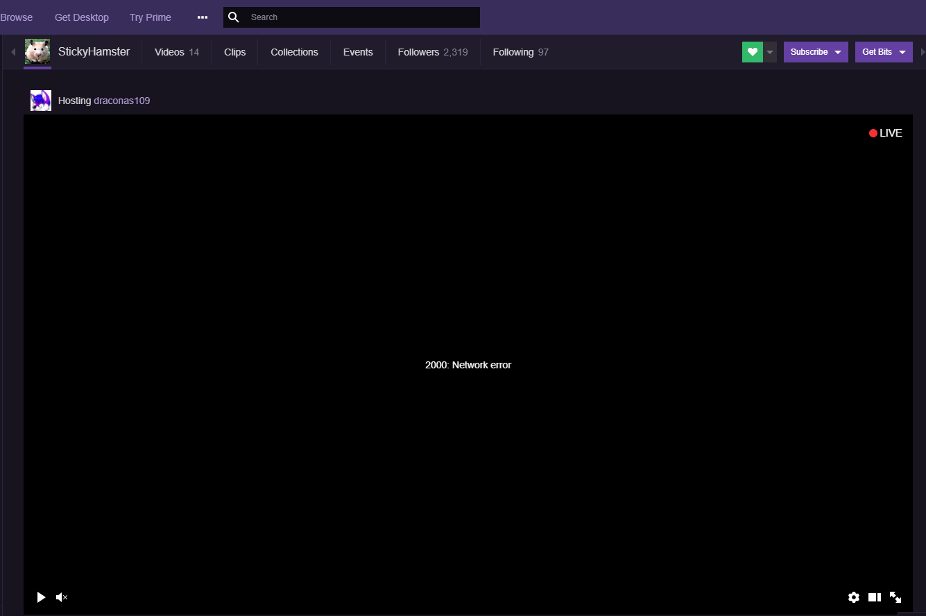 Imagini pentru twitch error 2000