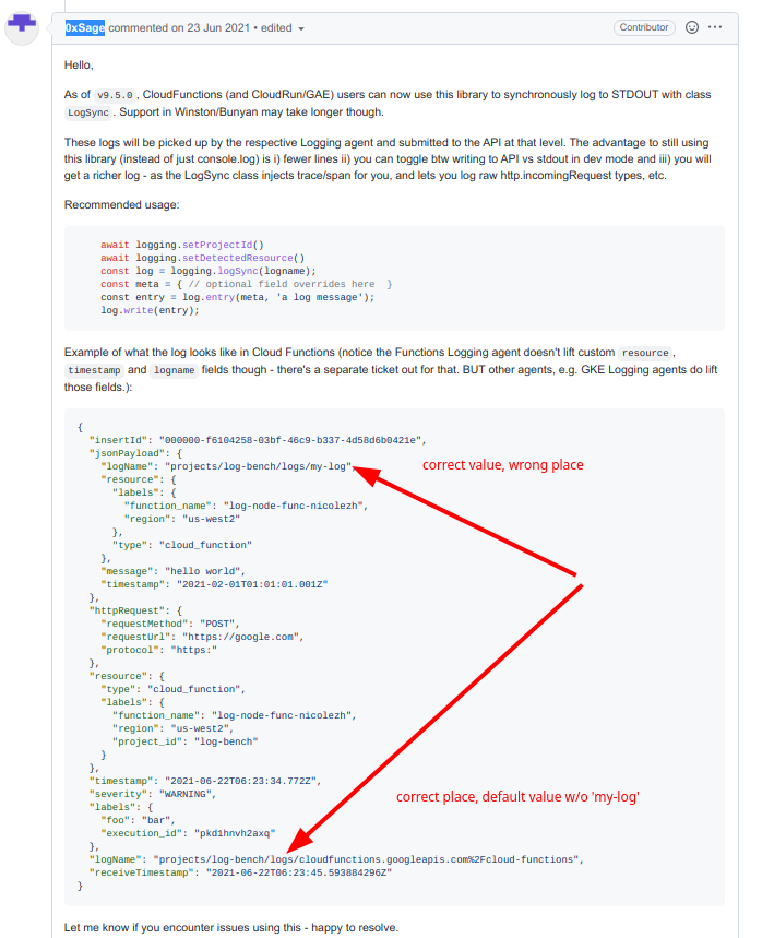 logSync ignores log_id when it generates logName field · Issue #1207 ...