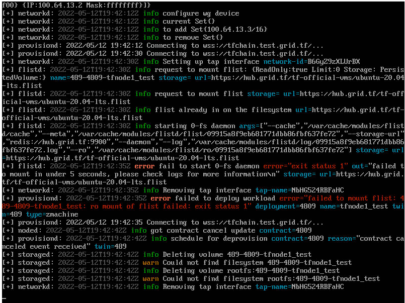 ro mount of flist failed exit status 1 · Issue 1697 · threefoldtech
