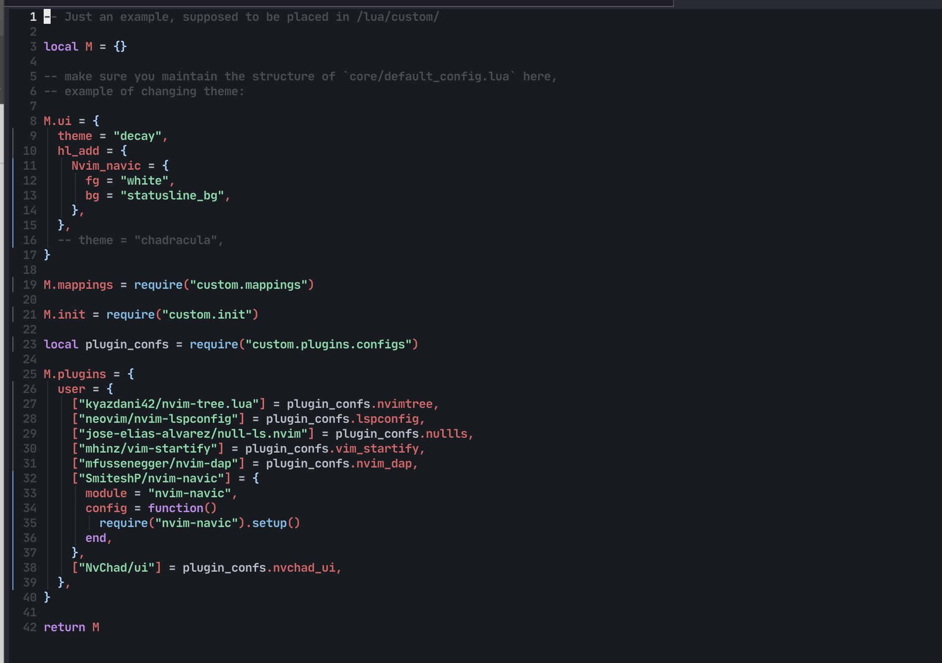 statusline can display current code context ? · Issue #1636 · NvChad ...