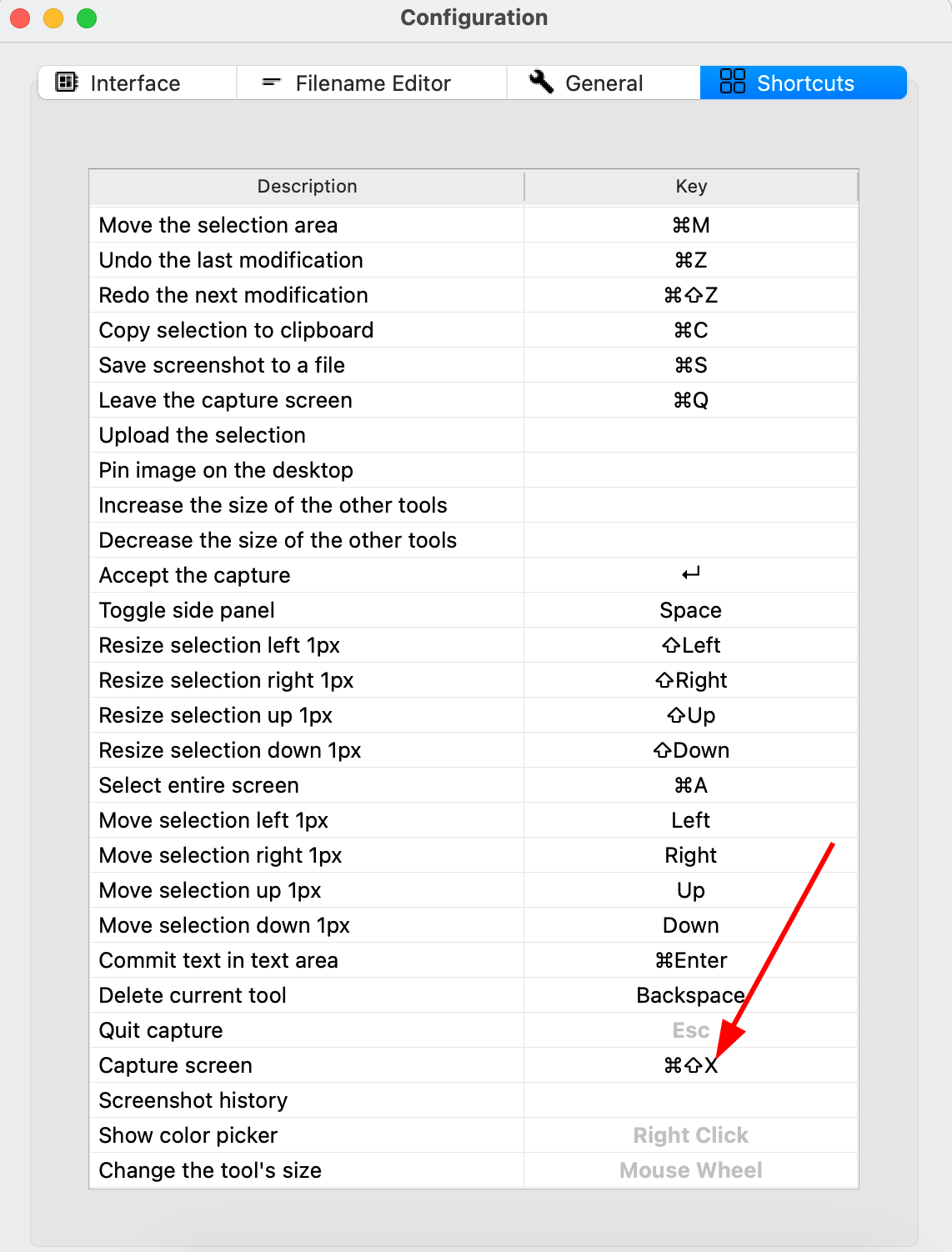 M1 Mac Ventura 13.0 can't use default shortcut to capture screen