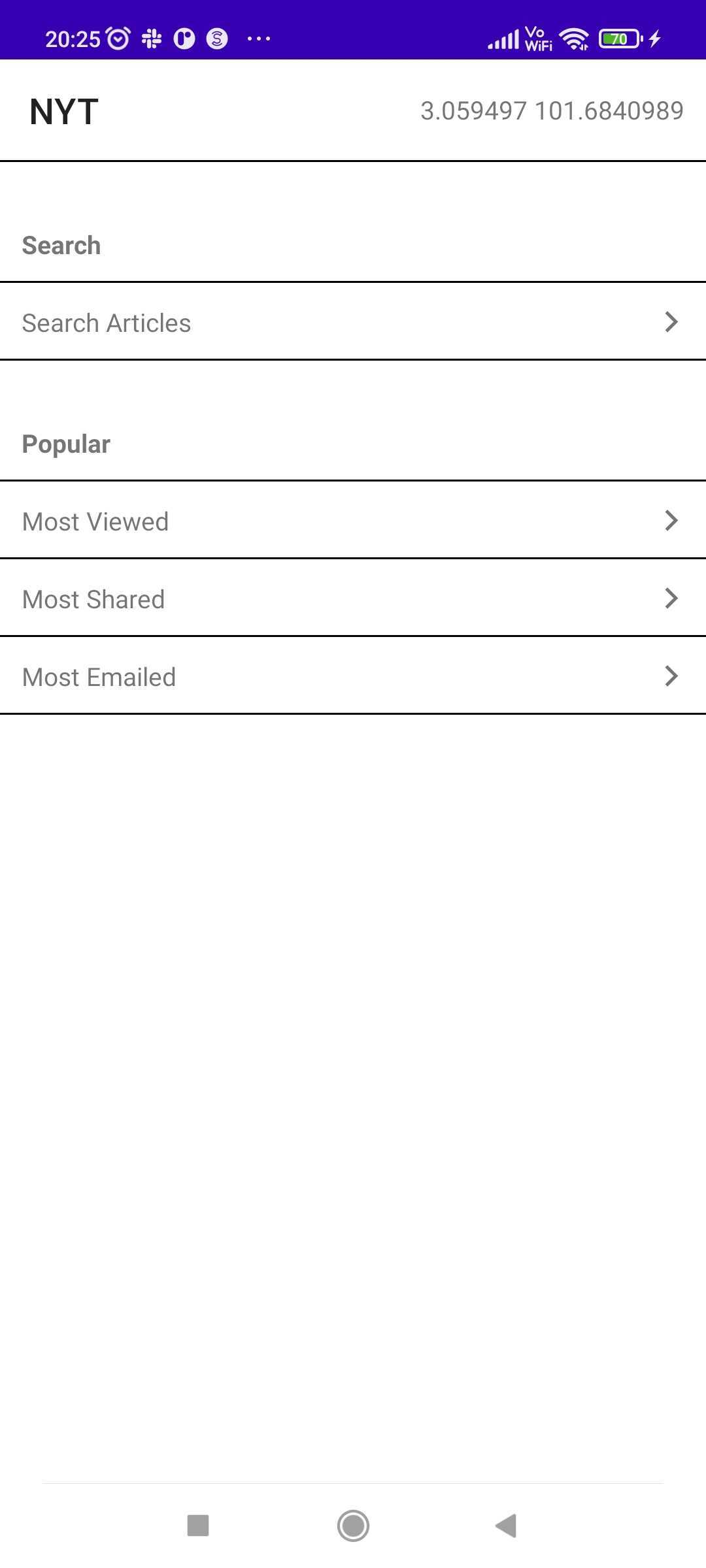 GitHub - WilBajamas/NYTAssessment · GitHub