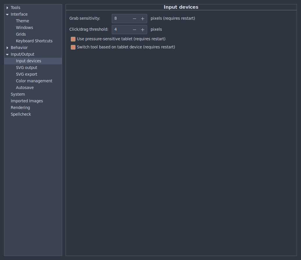 No pressure sensitivity nor eraser tip detected with Bamboo craft