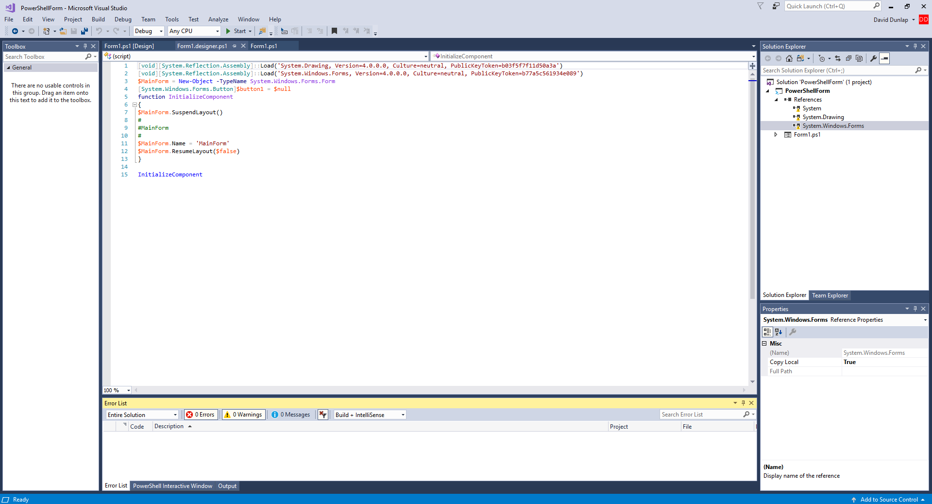 powershellprotoolserror