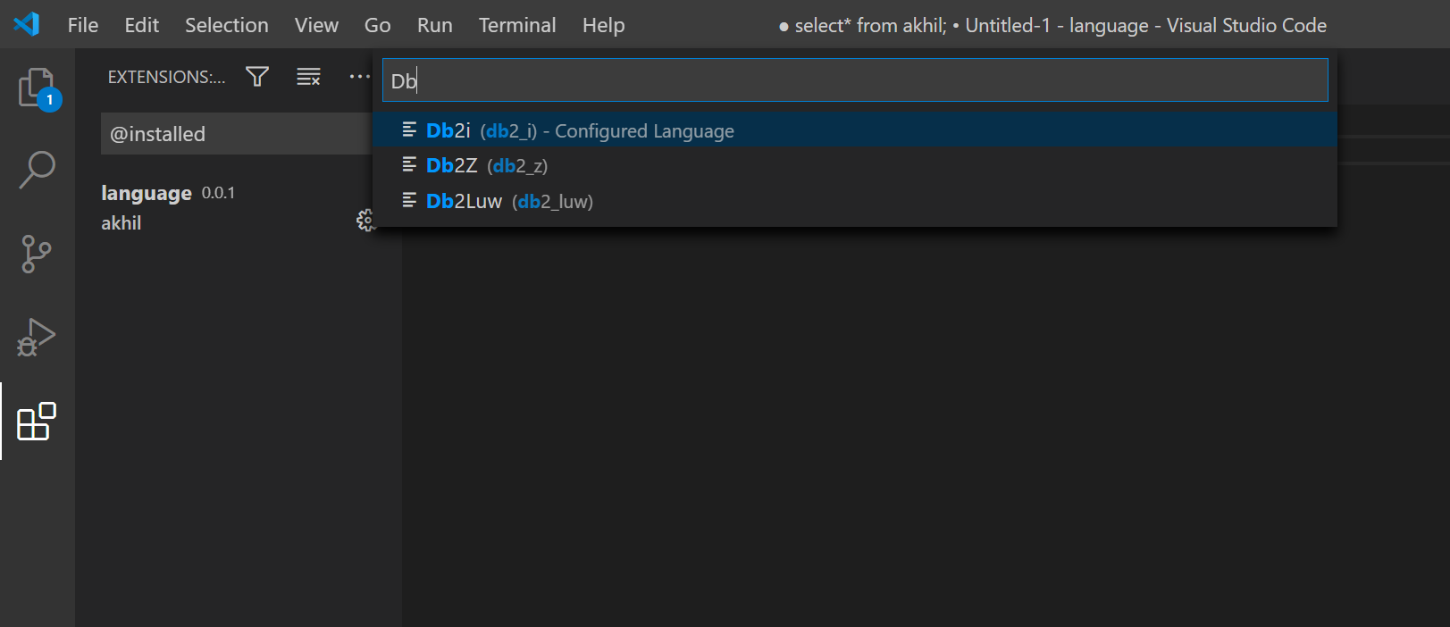 Unable to find the registered languages while saving the file. · Issue ...