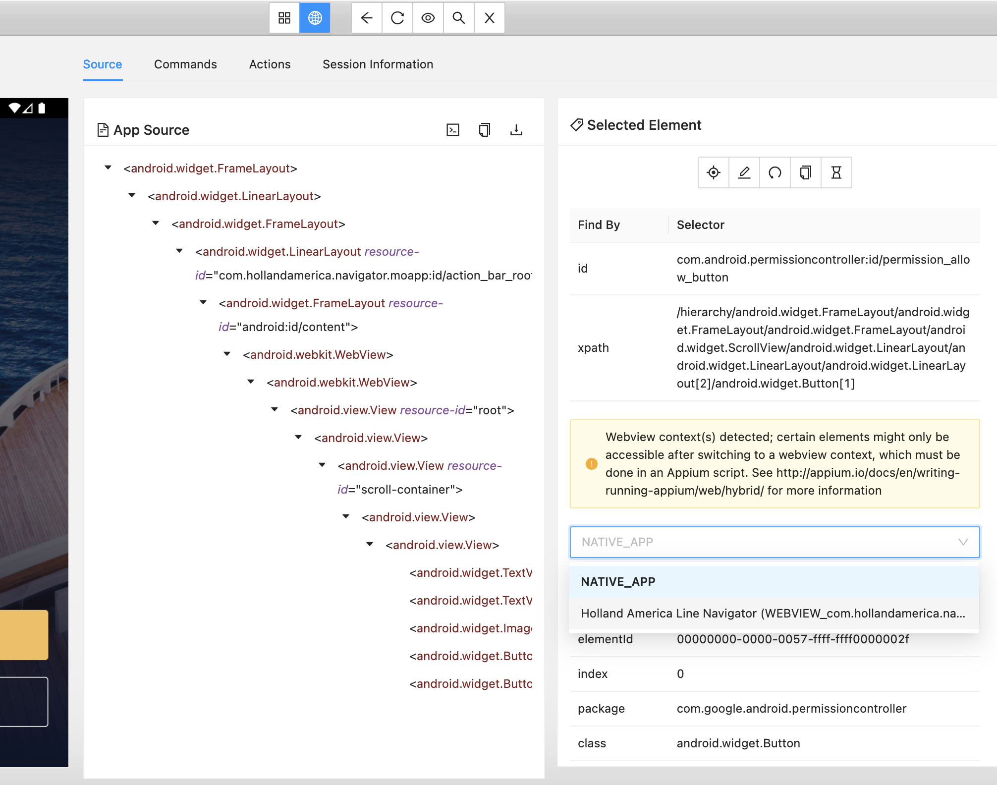 Appium inspector issue with Browserstack · Issue #742 · appium/appium ...