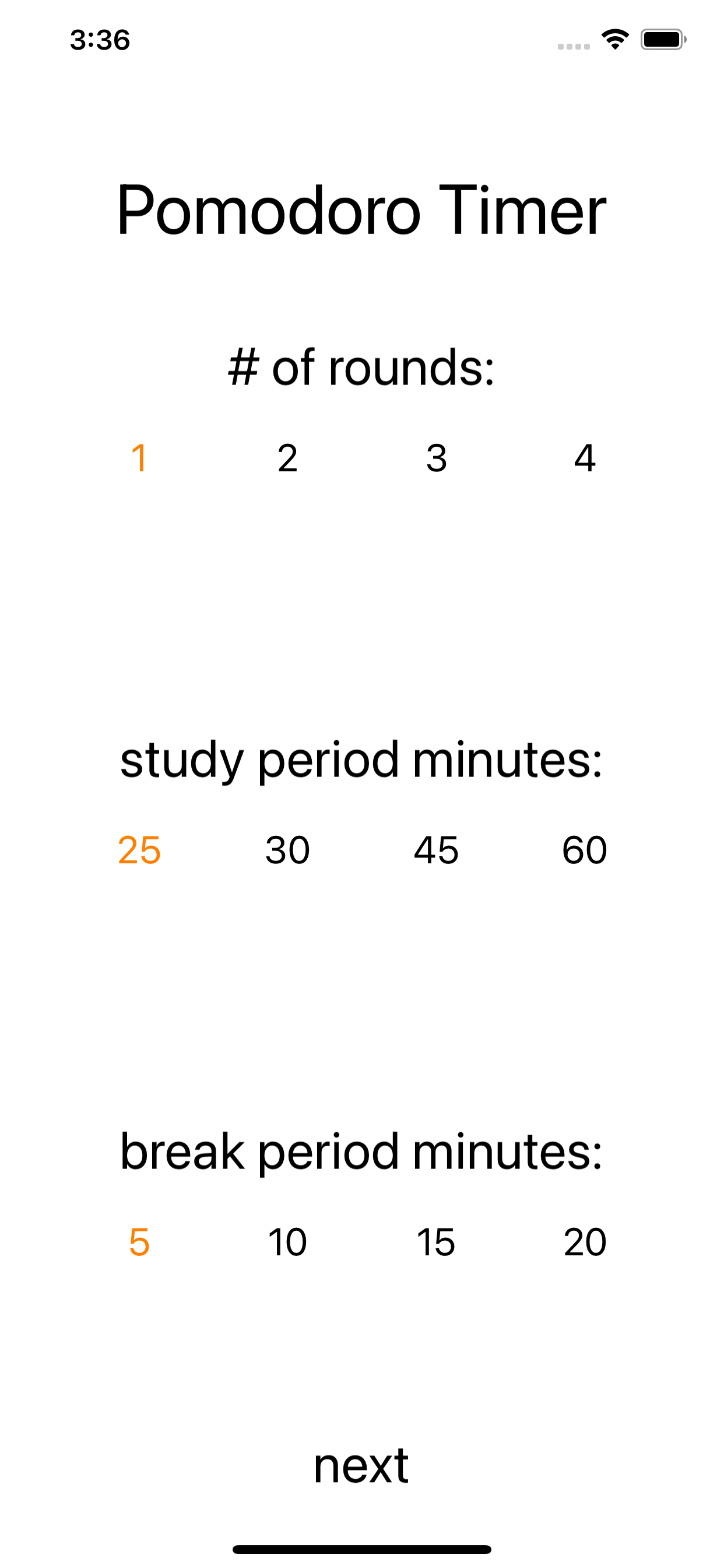 GitHub - mariapavlovic/iOS-pomodoro-app: timer app made with swift on ...