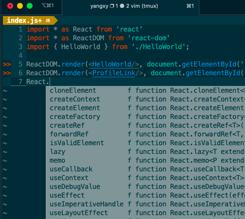 It doesn't work for jsx. · Issue #3643 · ycm-core/YouCompleteMe · GitHub
