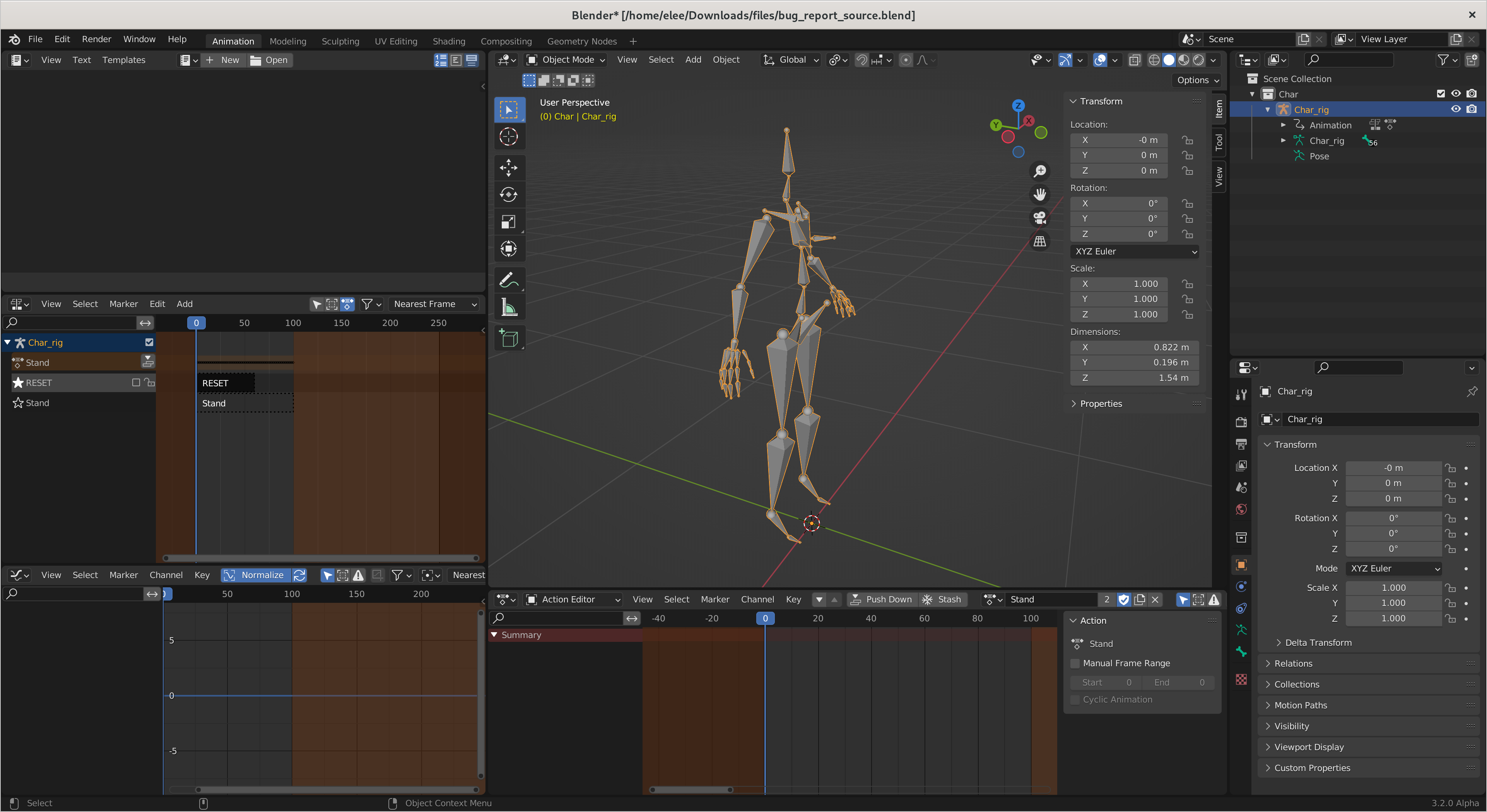 Exported animations do not match Blender [gltf] · Issue #1613 ...