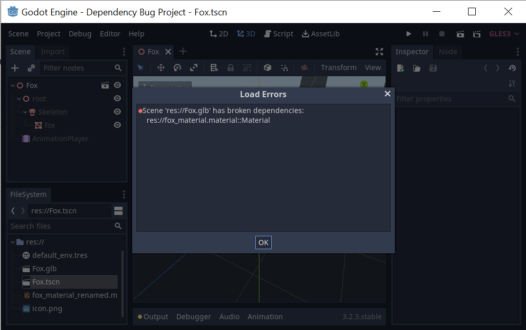 Renaming material in dock gives invalid reference · Issue #42278 ...