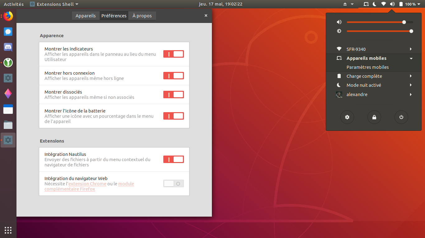 No devices in drop-down menu / icons - ubuntu 18.04 minimal install ...
