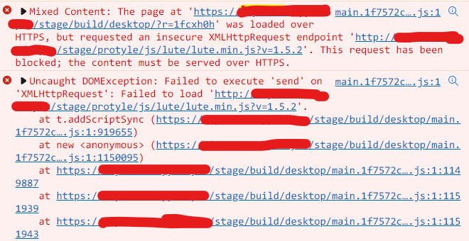 issue using source( Docker https部署 引用http资源错误 鉴权后无法进入使用界面 · Issue #3404 · siyuan-note ...