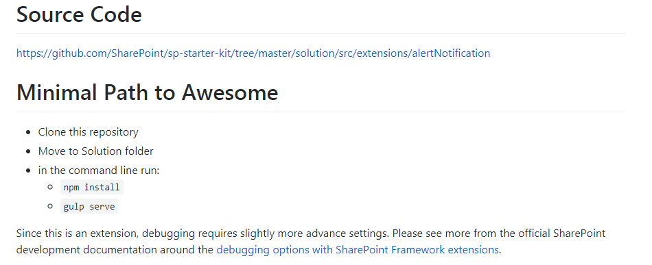 Documenation and broken links · Issue #123 · pnp/sp-starter-kit · GitHub