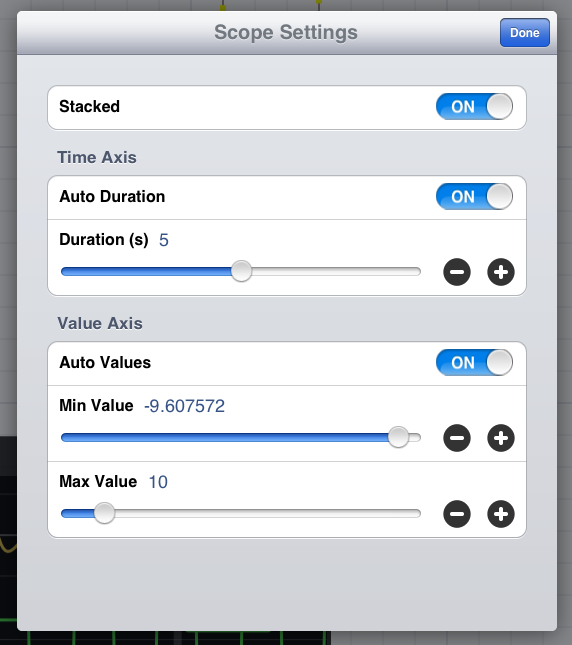 Scope Settings